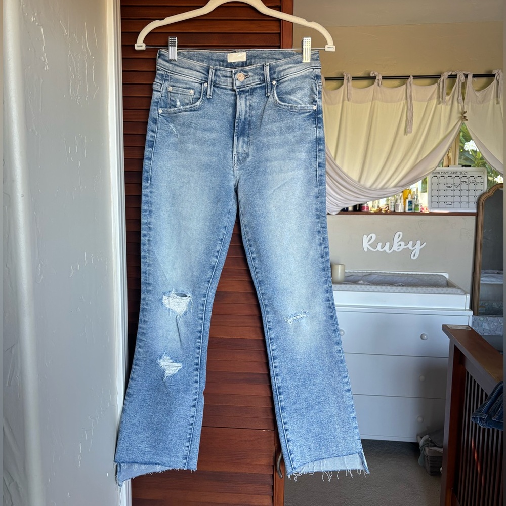 MOTHER denim insider crop jeans 26